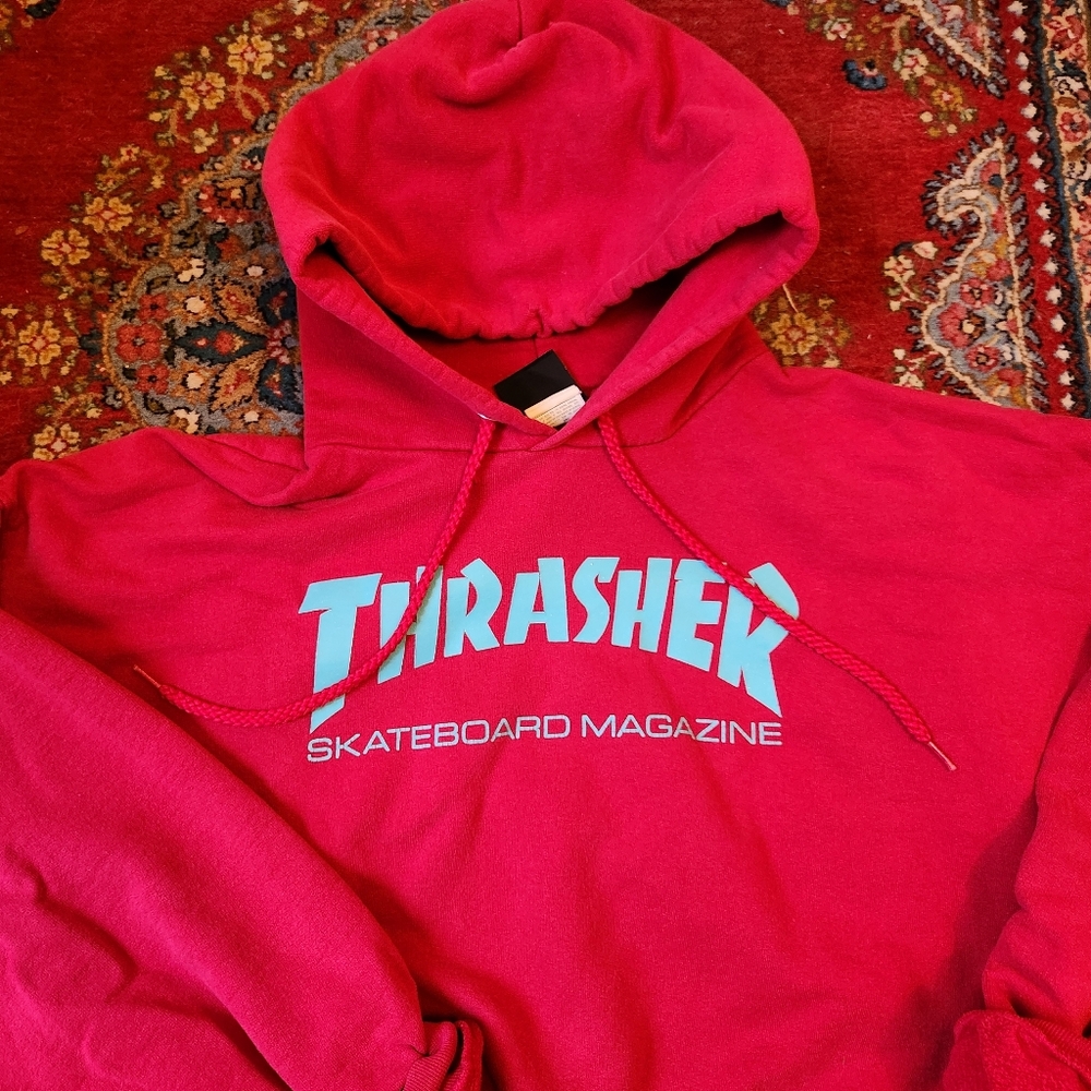 Vintage Y2k Thrasher Hoodie - Picture 2 of 5
